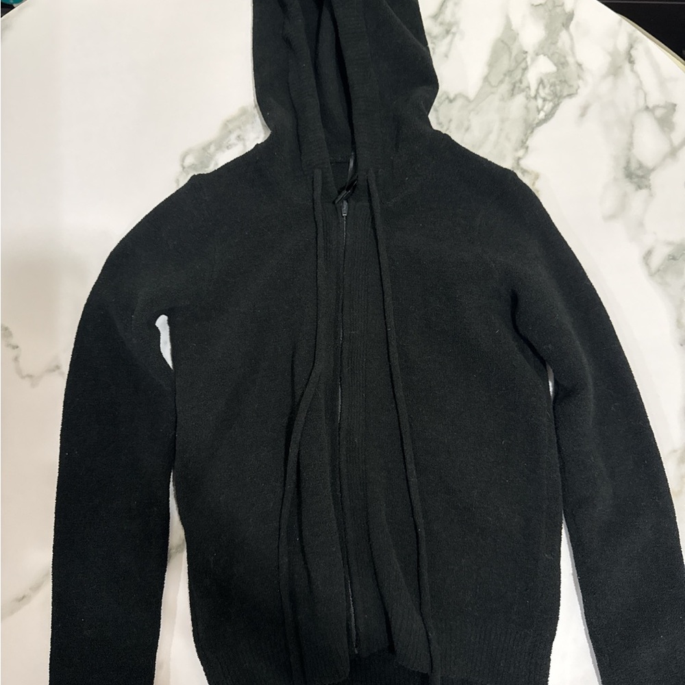 SKIMS Black Fleece Hoodie